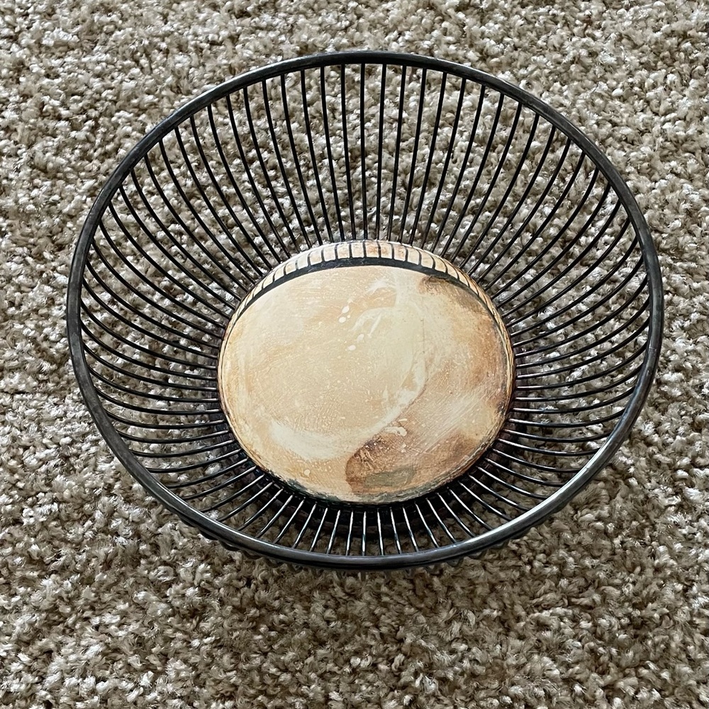 Vintage Gorham Silver Plated Wired Fruit Basket